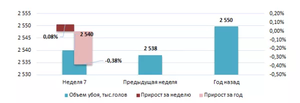 США: Обзор рынка свиней за 7 неделю от 17 февраля 2025 года