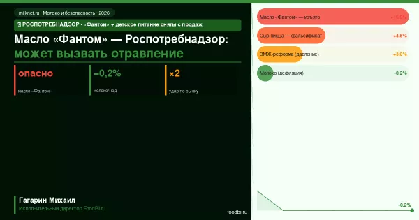 Масло «Фантом» — опасное, детское питание снимают: что волна изъятий говорит о молочном рынке