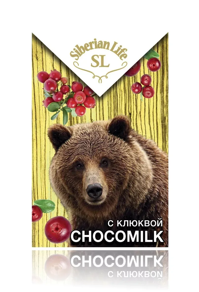 фотография продукта Молочный шоколад c клюквой